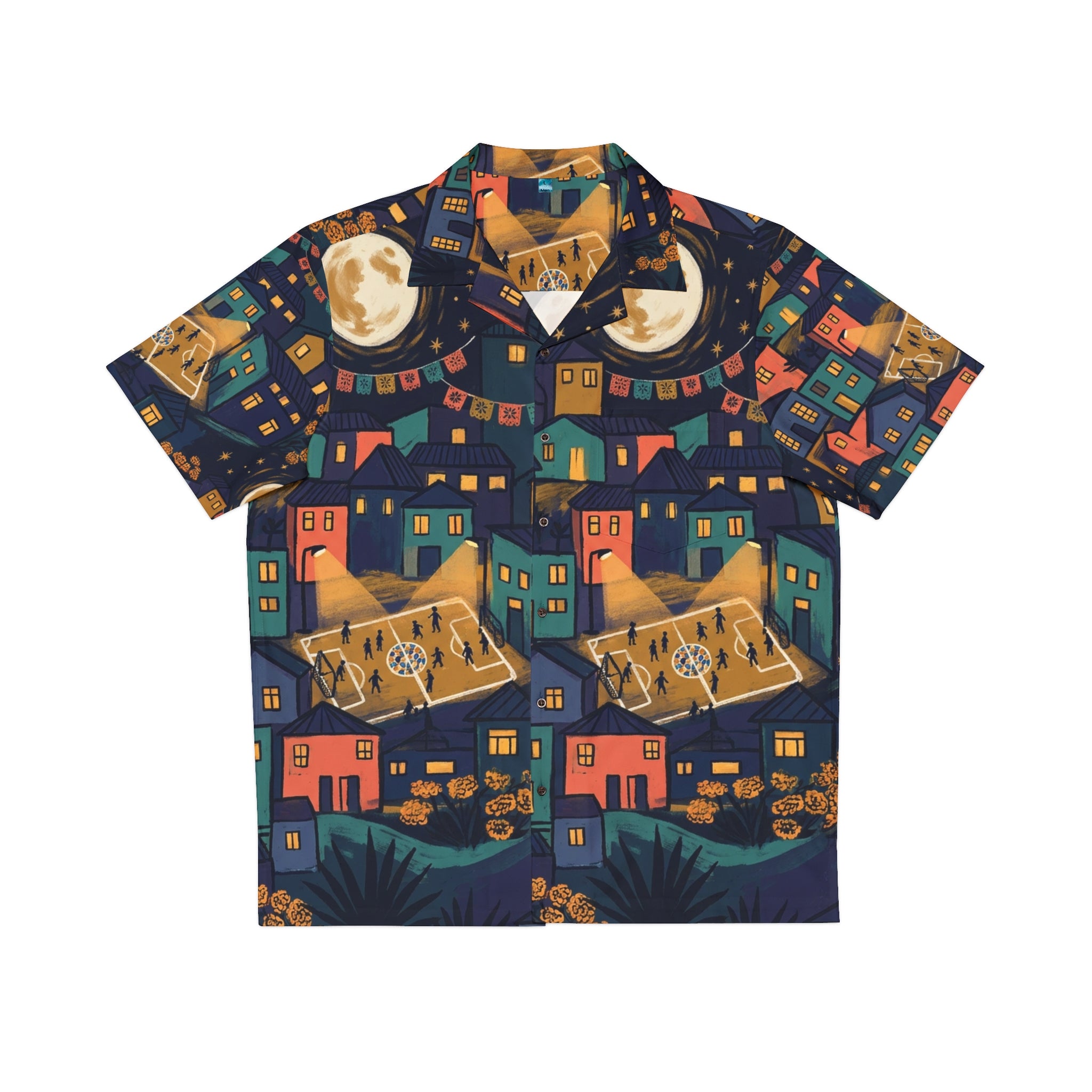 Camisa Resort AOP · Noche Folk · México