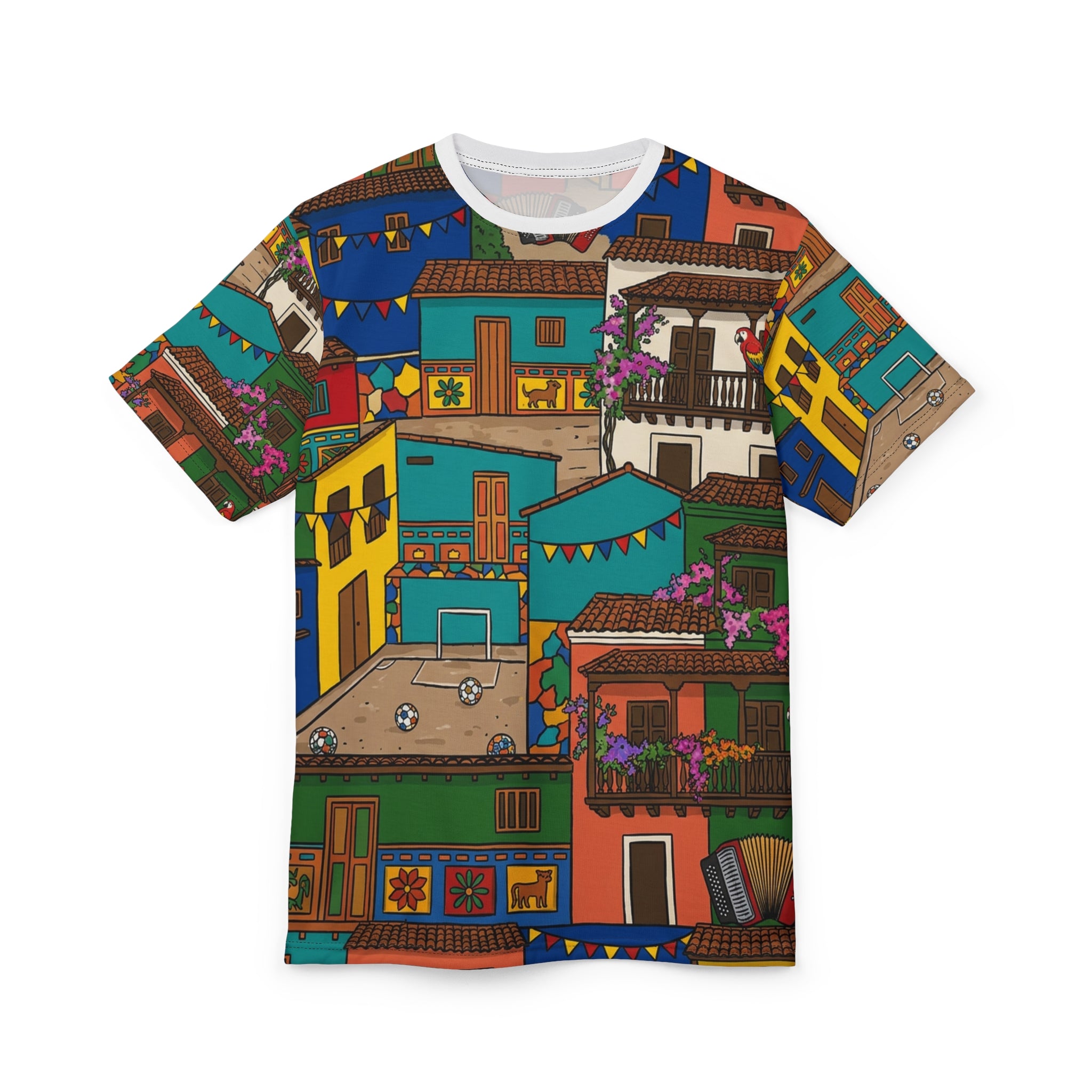 Camiseta AOP · Guatapé & Cartagena · Colombia