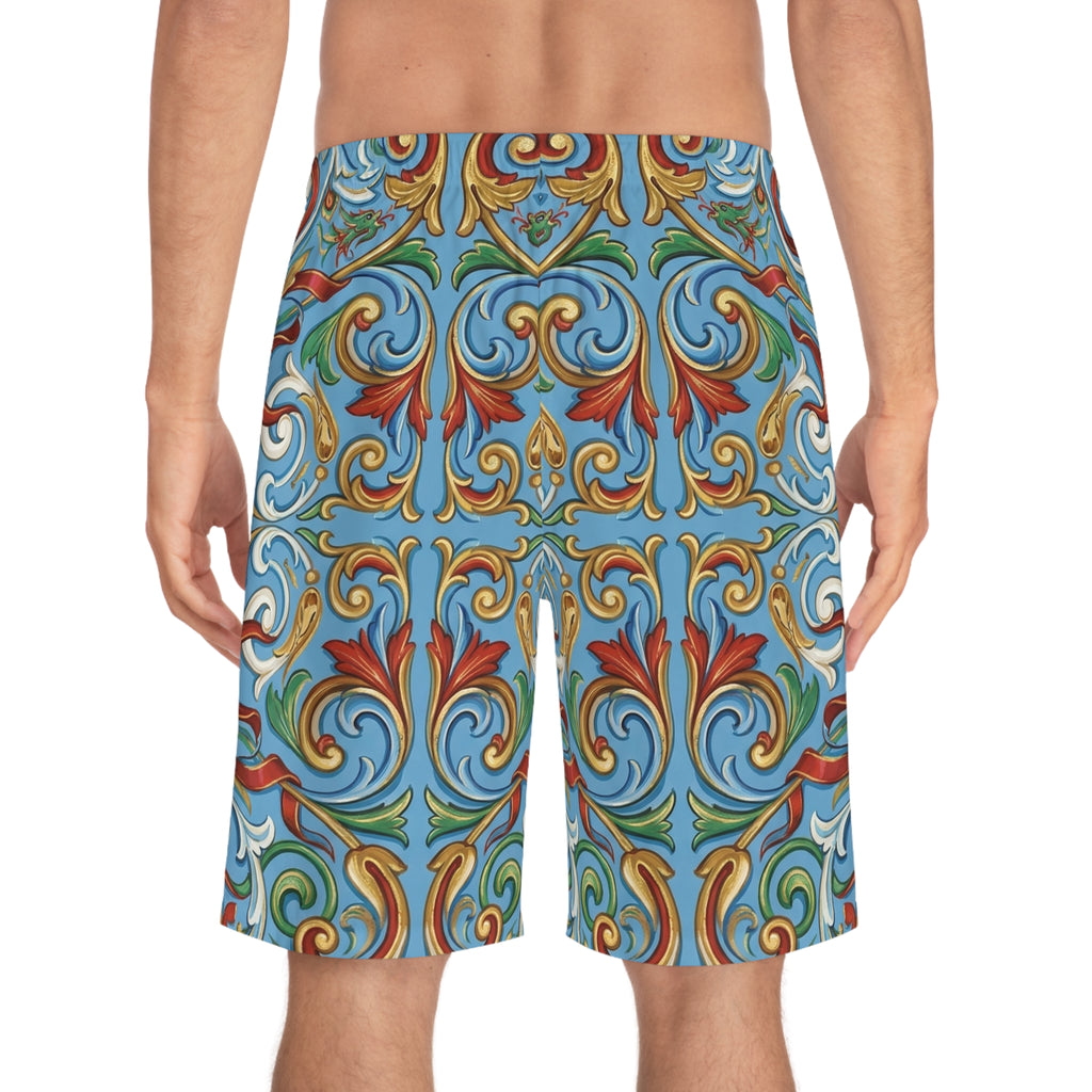 Board Shorts AOP · Fileteado Porteño