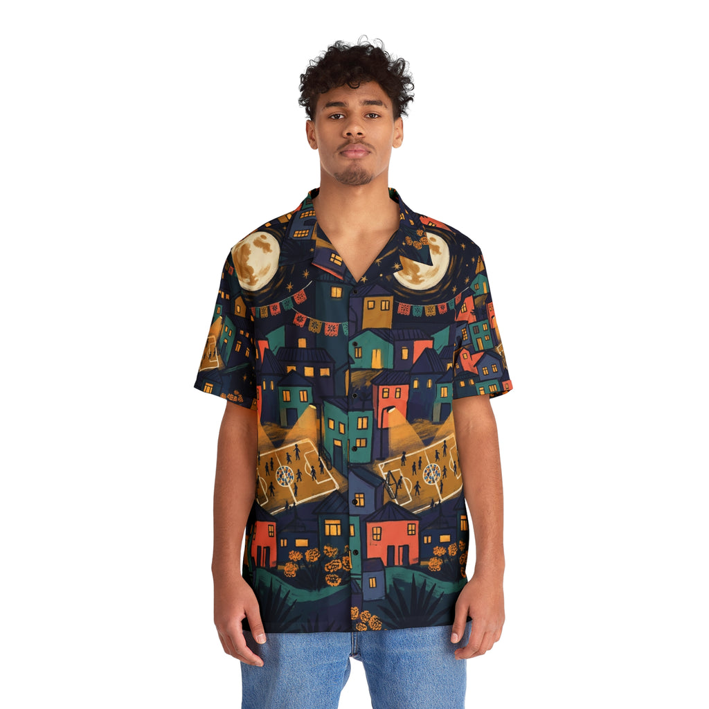 Camisa Resort AOP · Noche Folk · México