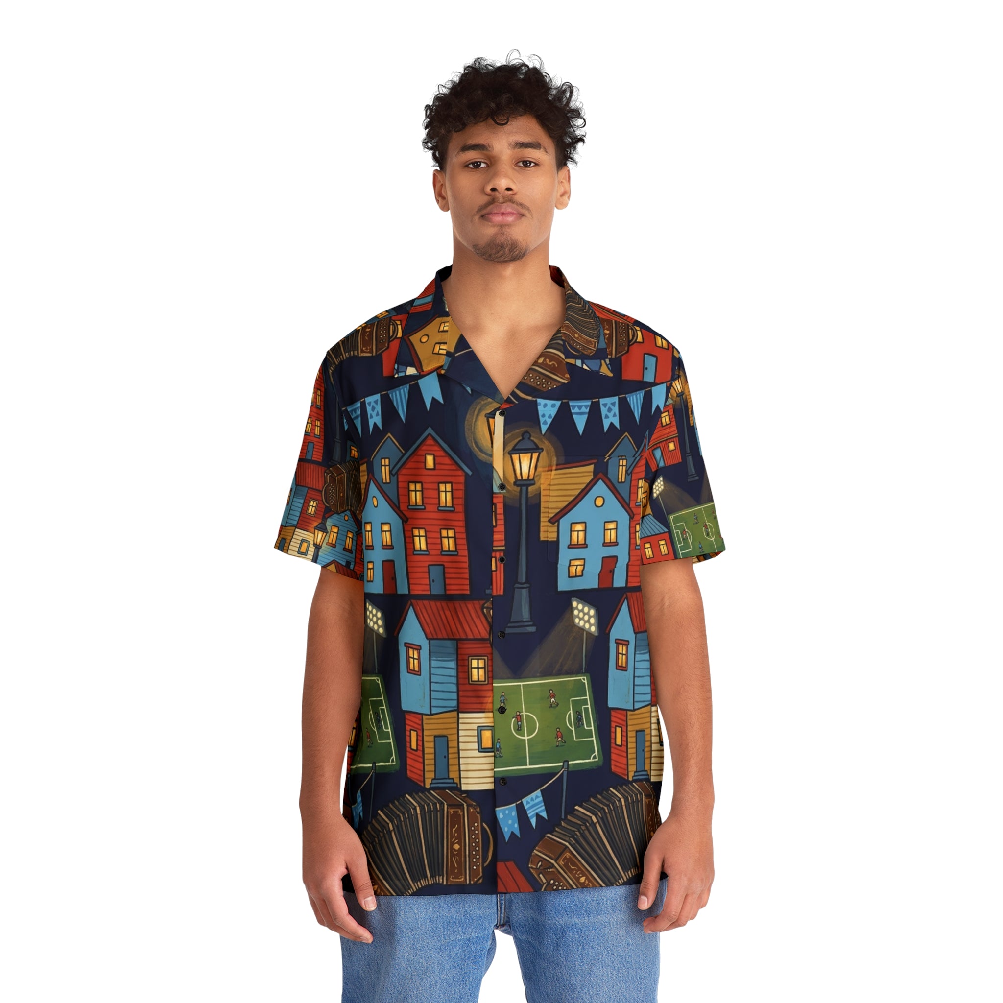 Camisa Resort AOP · Noche Buenos Aires