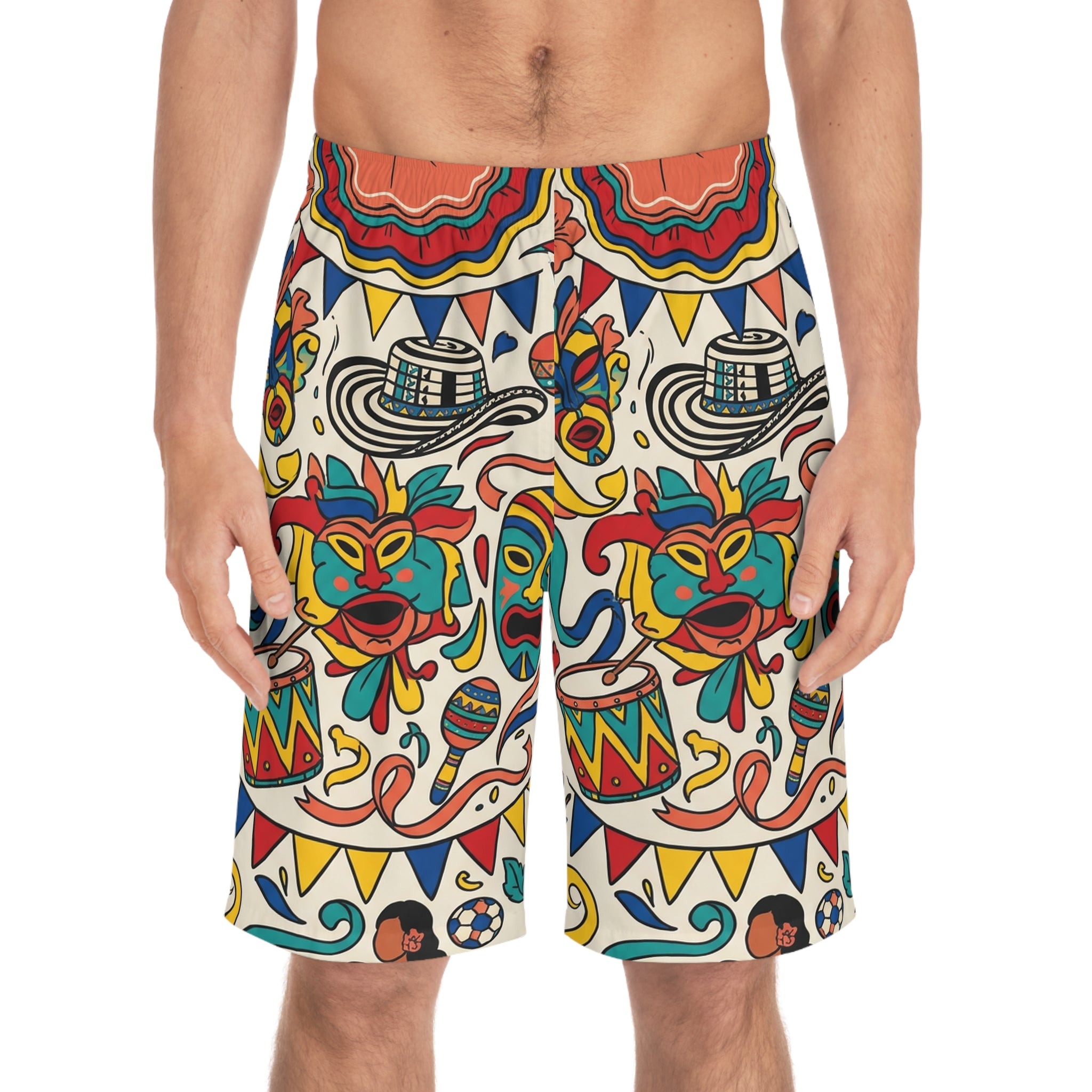 Board Shorts AOP · Carnaval de Barranquilla