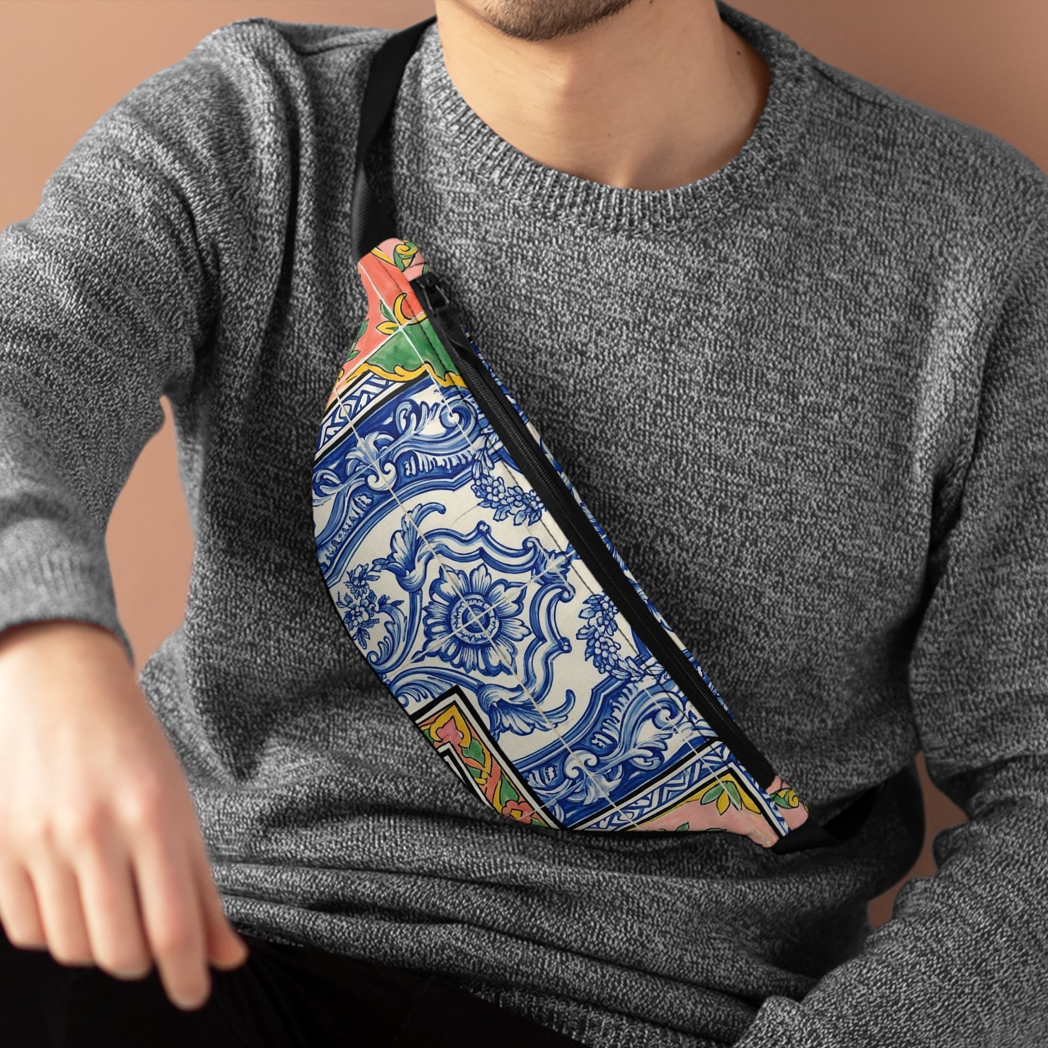 Fanny Pack AOP · Azulejo · Brasil
