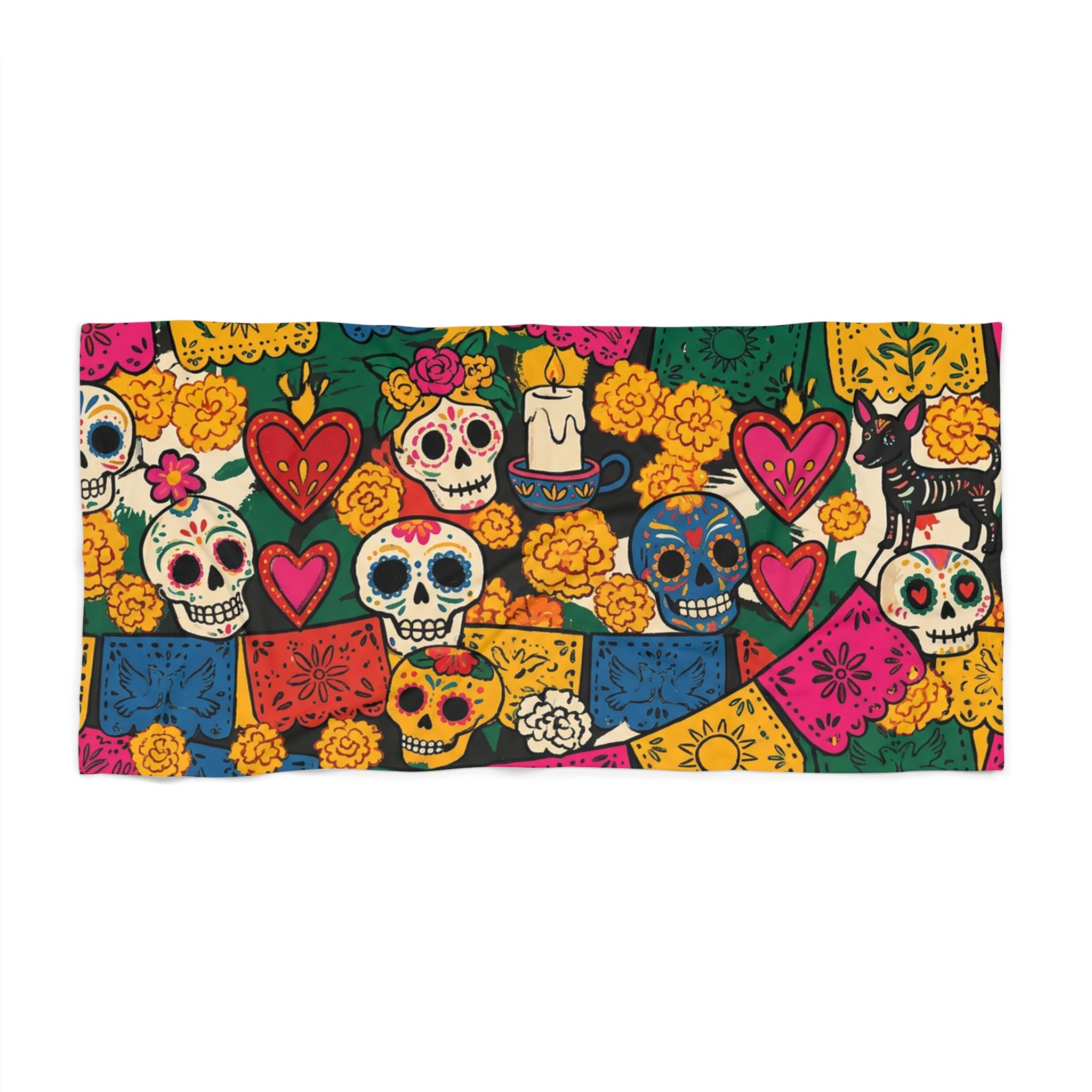 Beach Towel · Día de Muertos