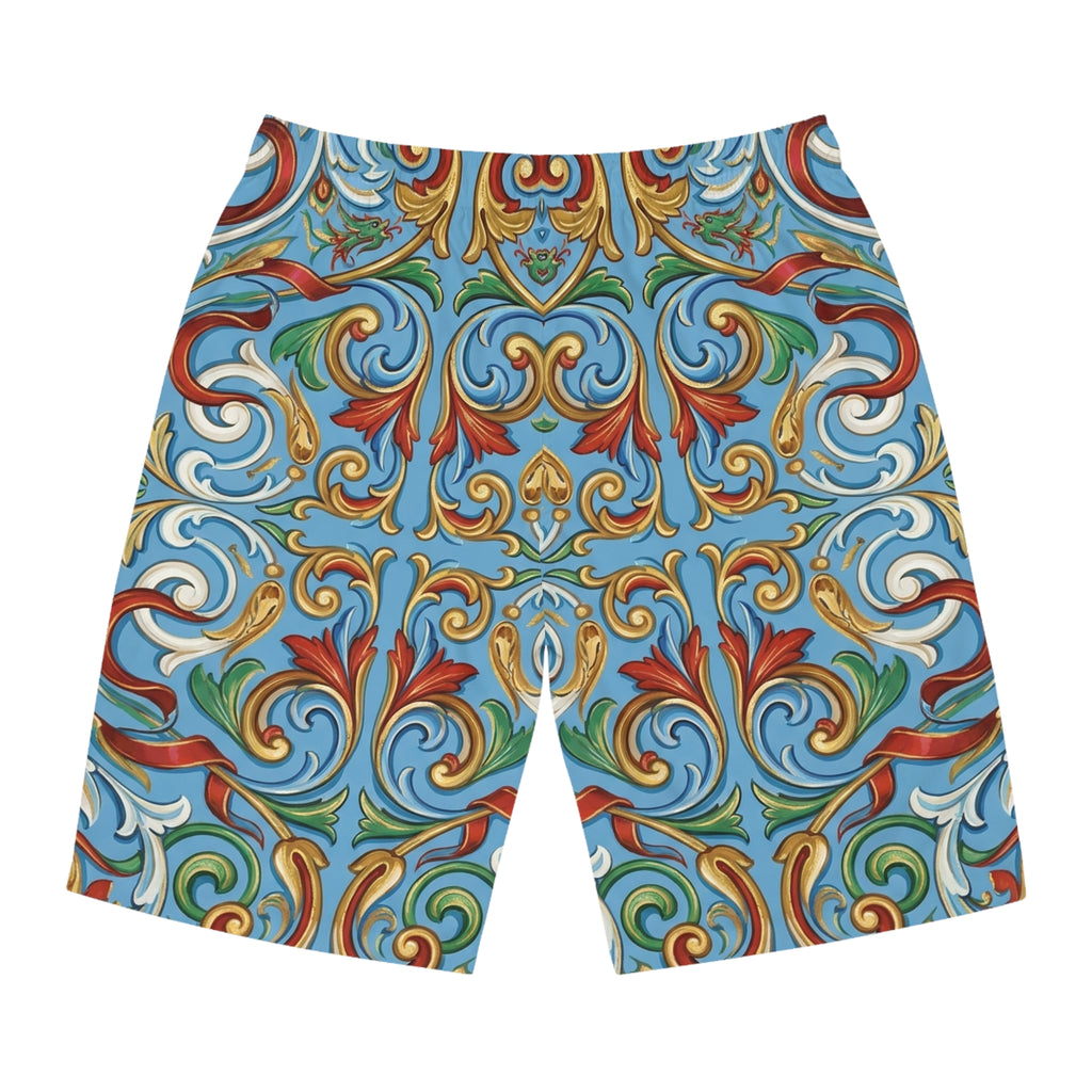 Board Shorts AOP · Fileteado Porteño