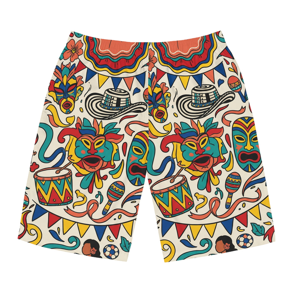 Board Shorts AOP · Carnaval de Barranquilla