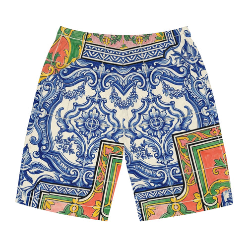 Board Shorts AOP · Azulejo Português · Brasil