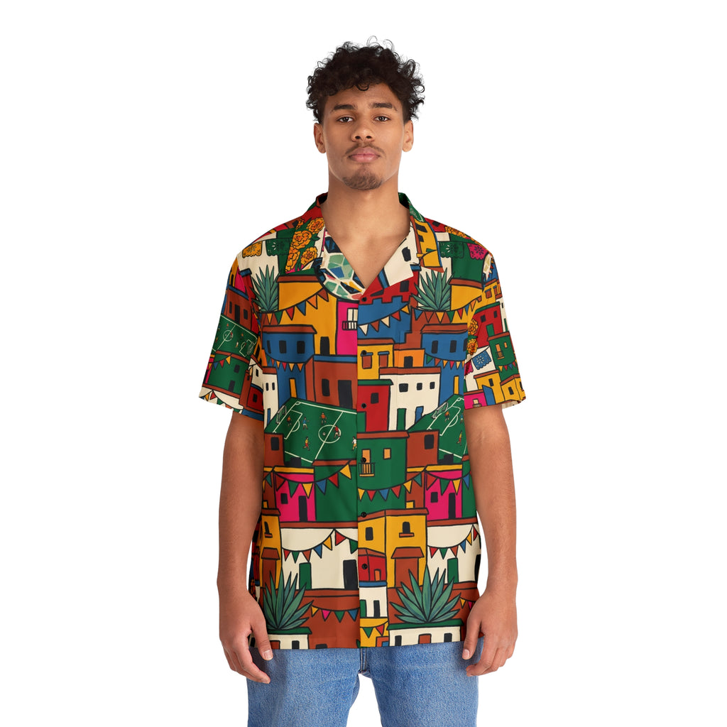 Camisa Resort AOP · Cancha Folk · México
