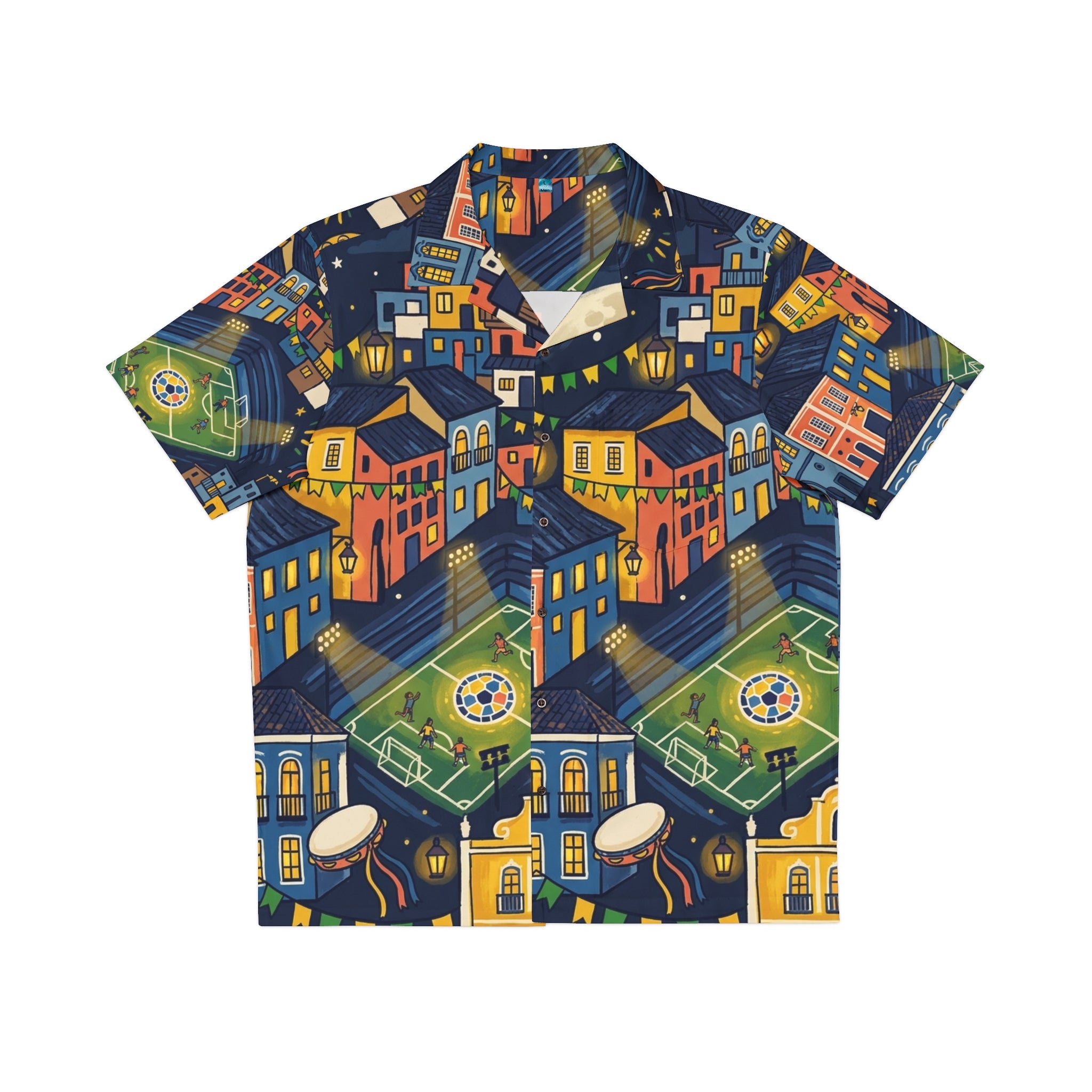 Camisa Resort AOP · Noche Bahía