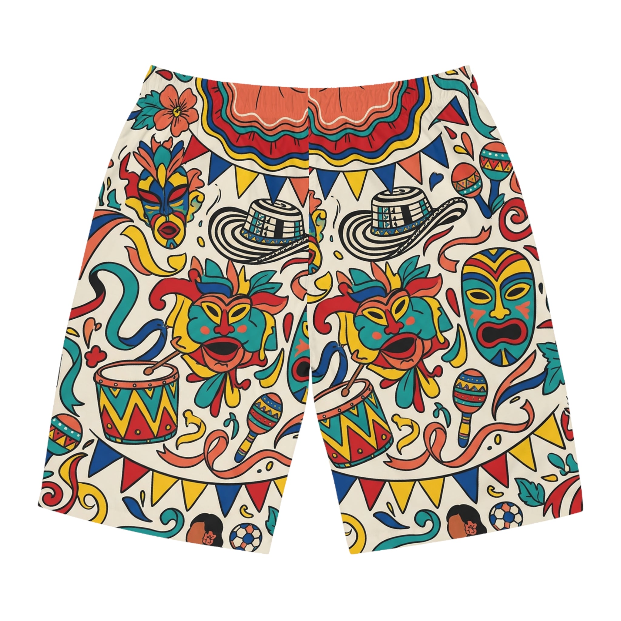 Board Shorts AOP · Carnaval de Barranquilla