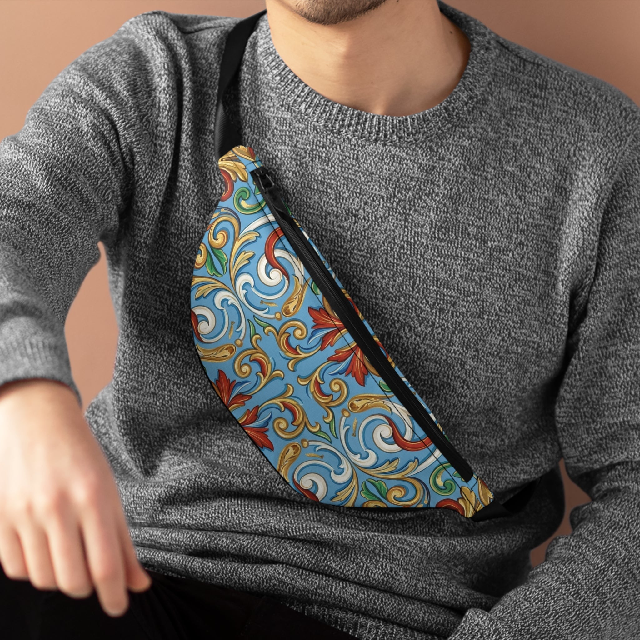Fanny Pack AOP · Fileteado Porteño