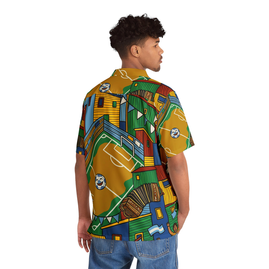 Camisa Resort AOP · Cancha Folk · Argentina
