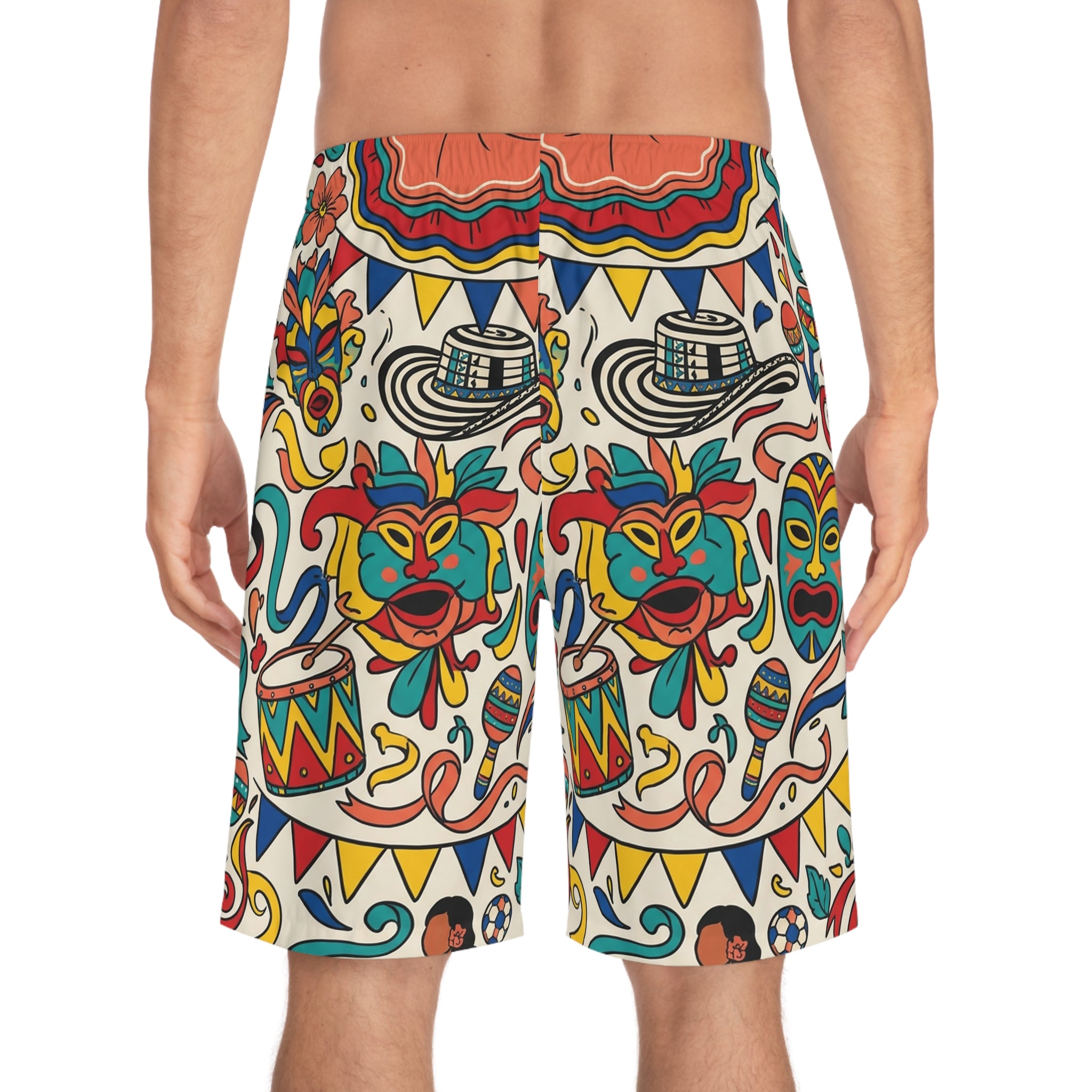 Board Shorts AOP · Carnaval de Barranquilla