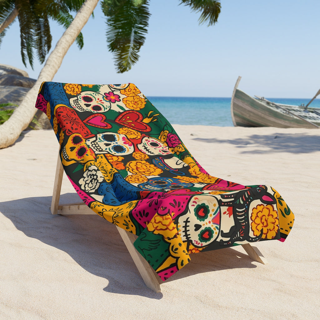 Beach Towel · Día de Muertos