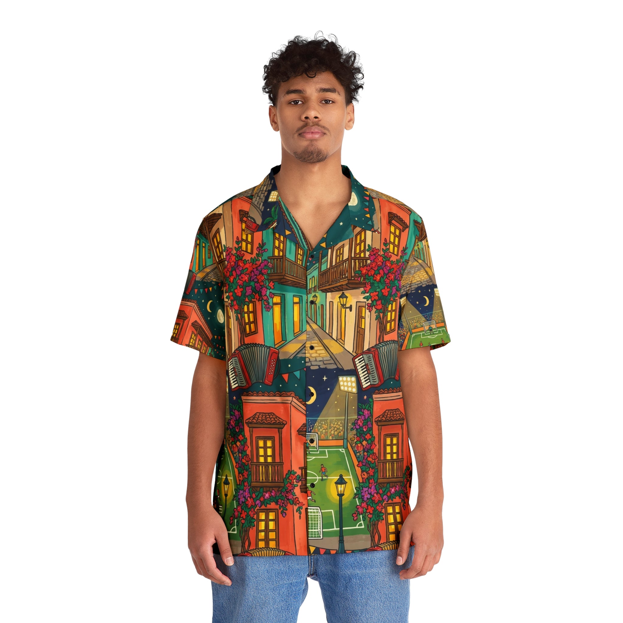 Camisa Resort AOP · Noche Cartagena