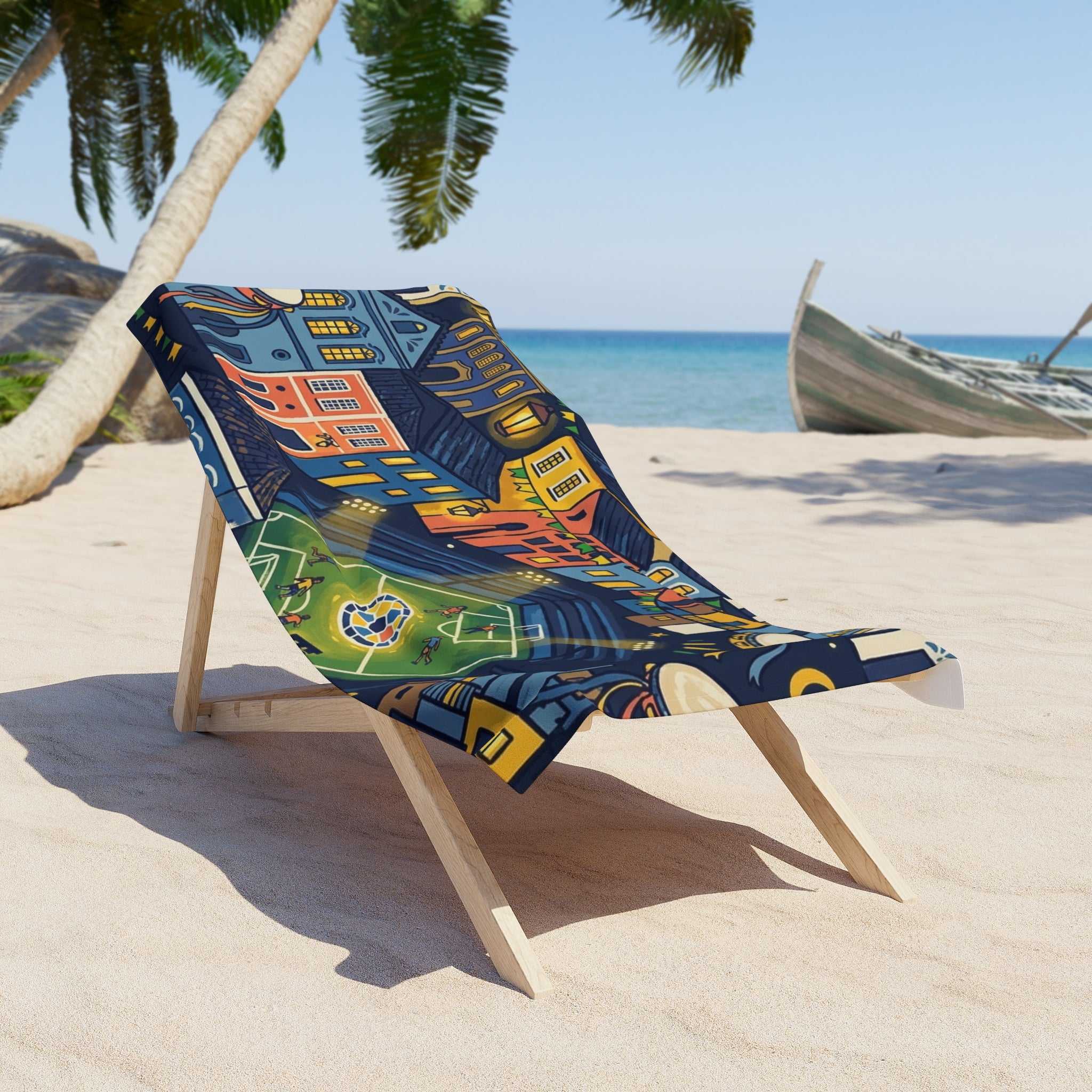 Beach Towel · Noche Bahía · Brasil