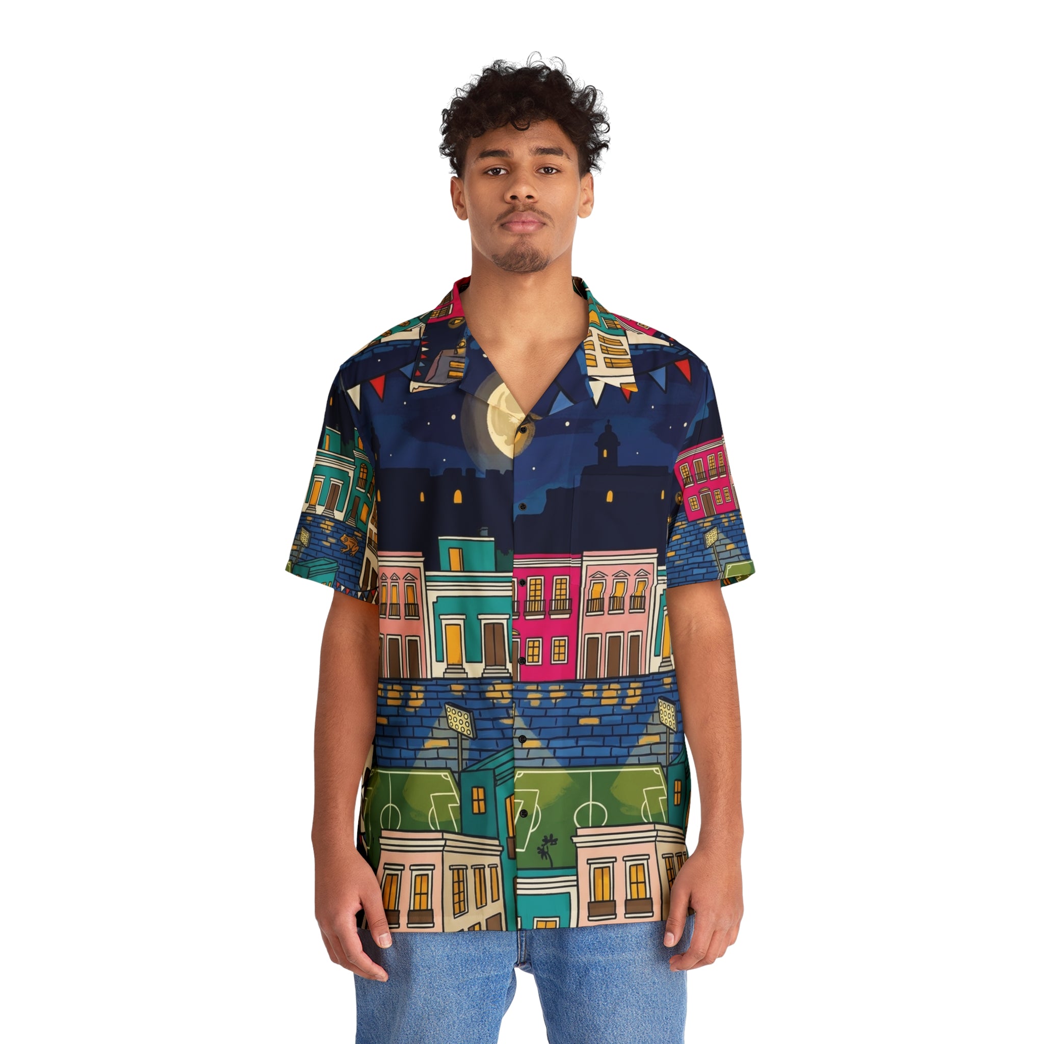 Camisa Resort AOP · Noche San Juan