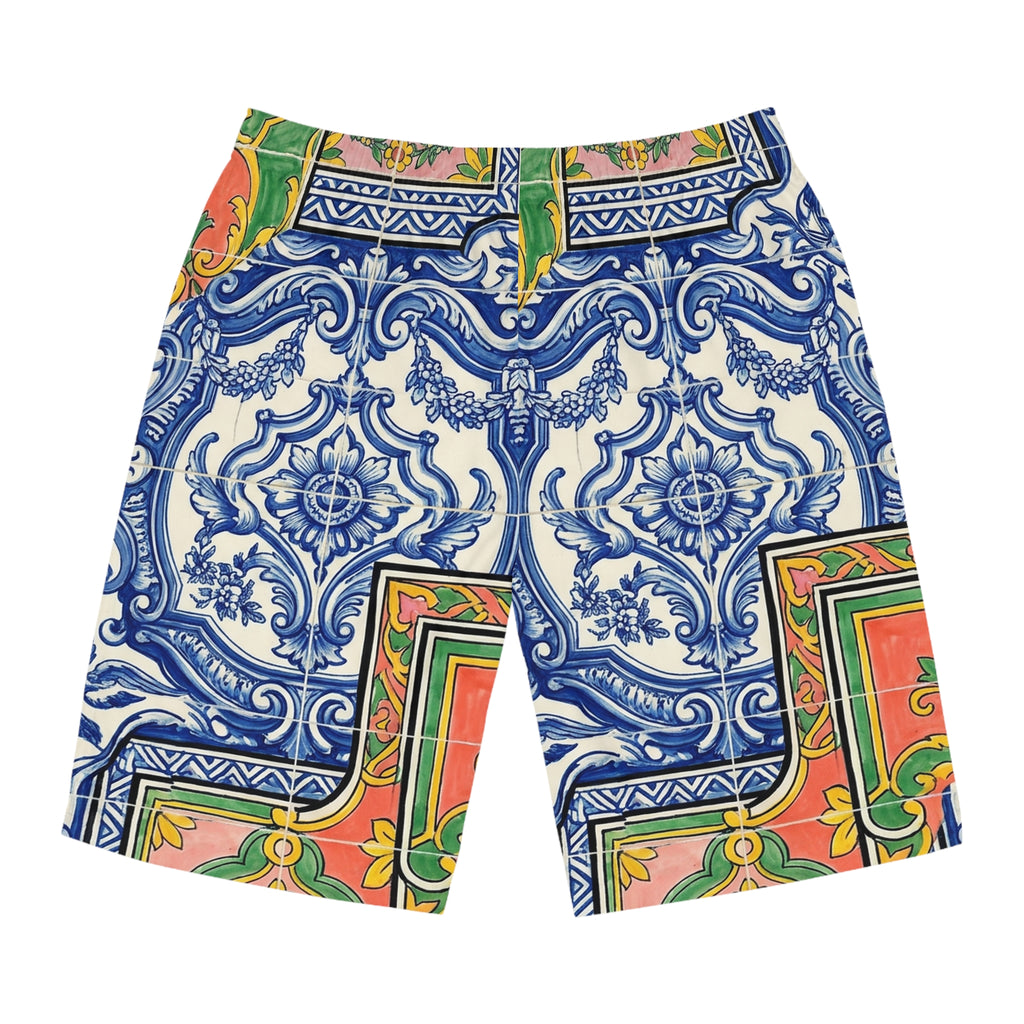 Board Shorts AOP · Azulejo Português · Brasil