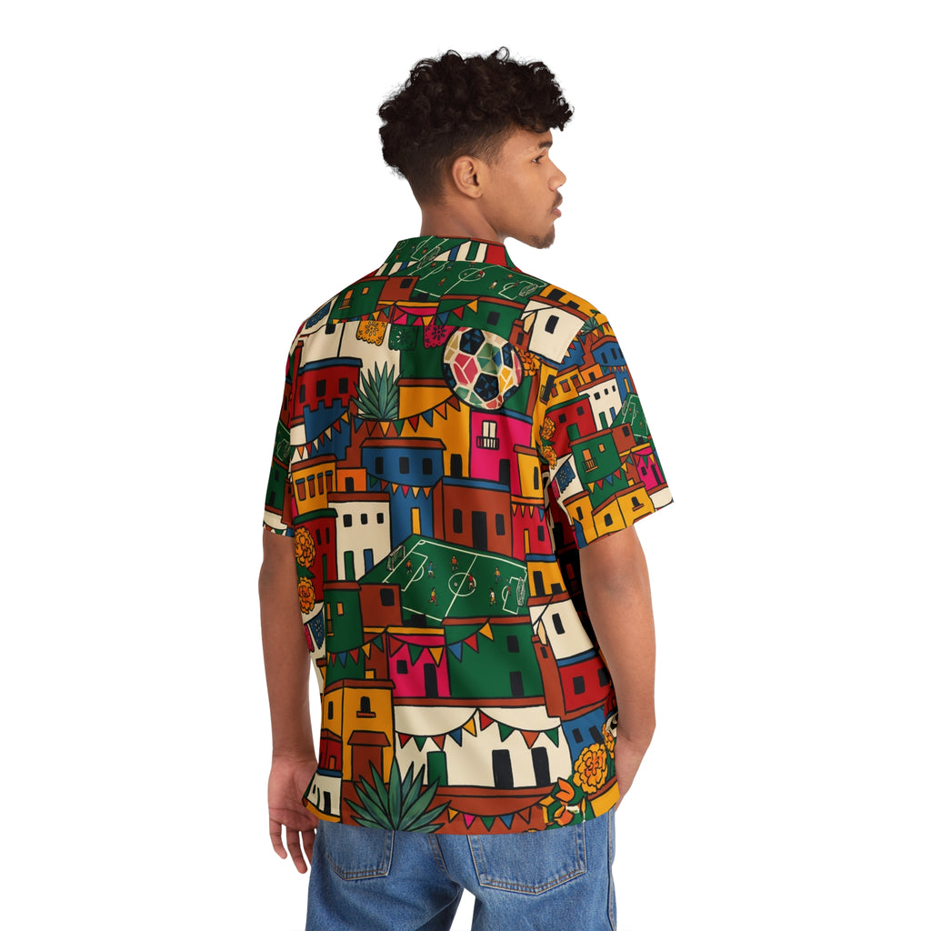 Camisa Resort AOP · Cancha Folk · México