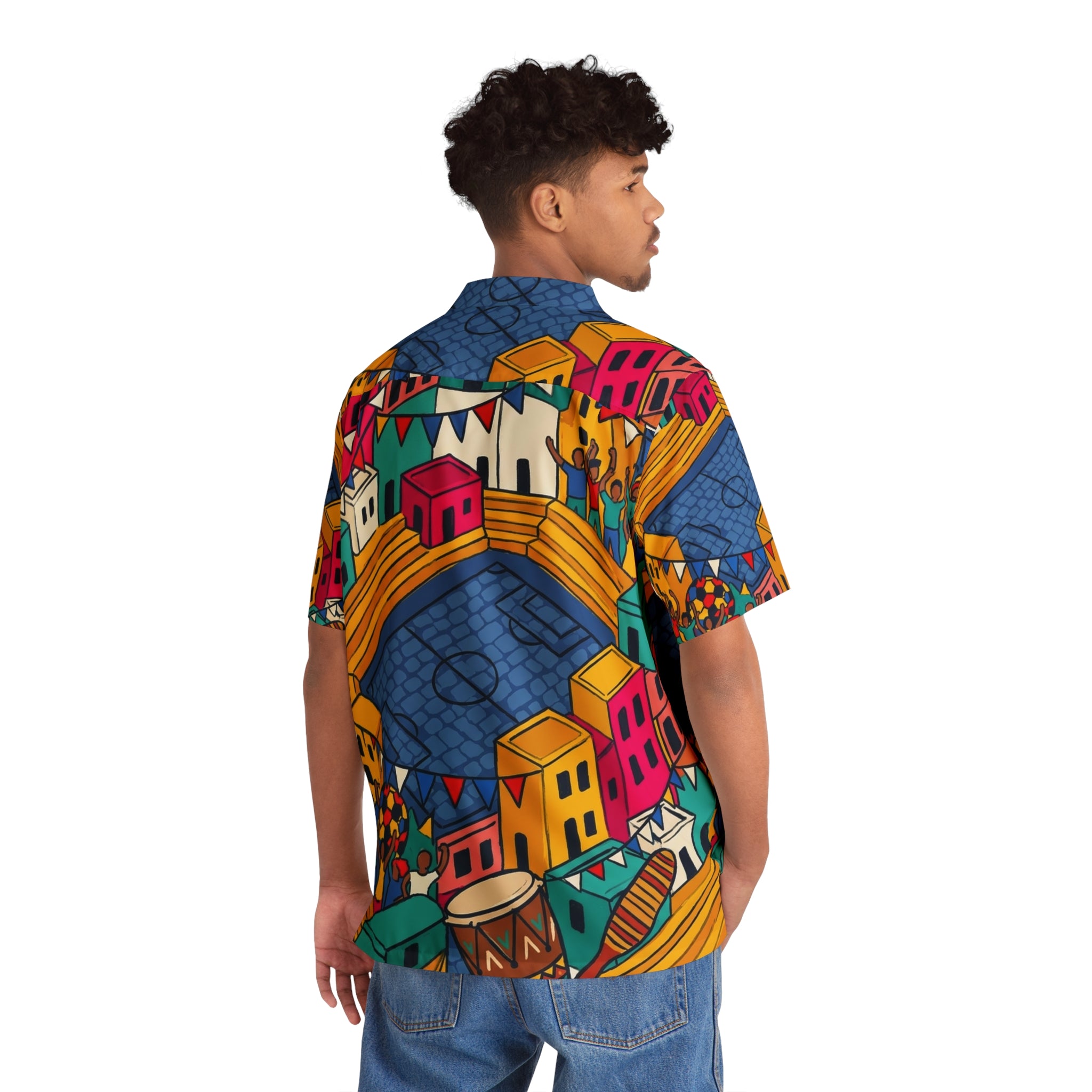 Camisa Resort AOP · Cancha Folk · Puerto Rico