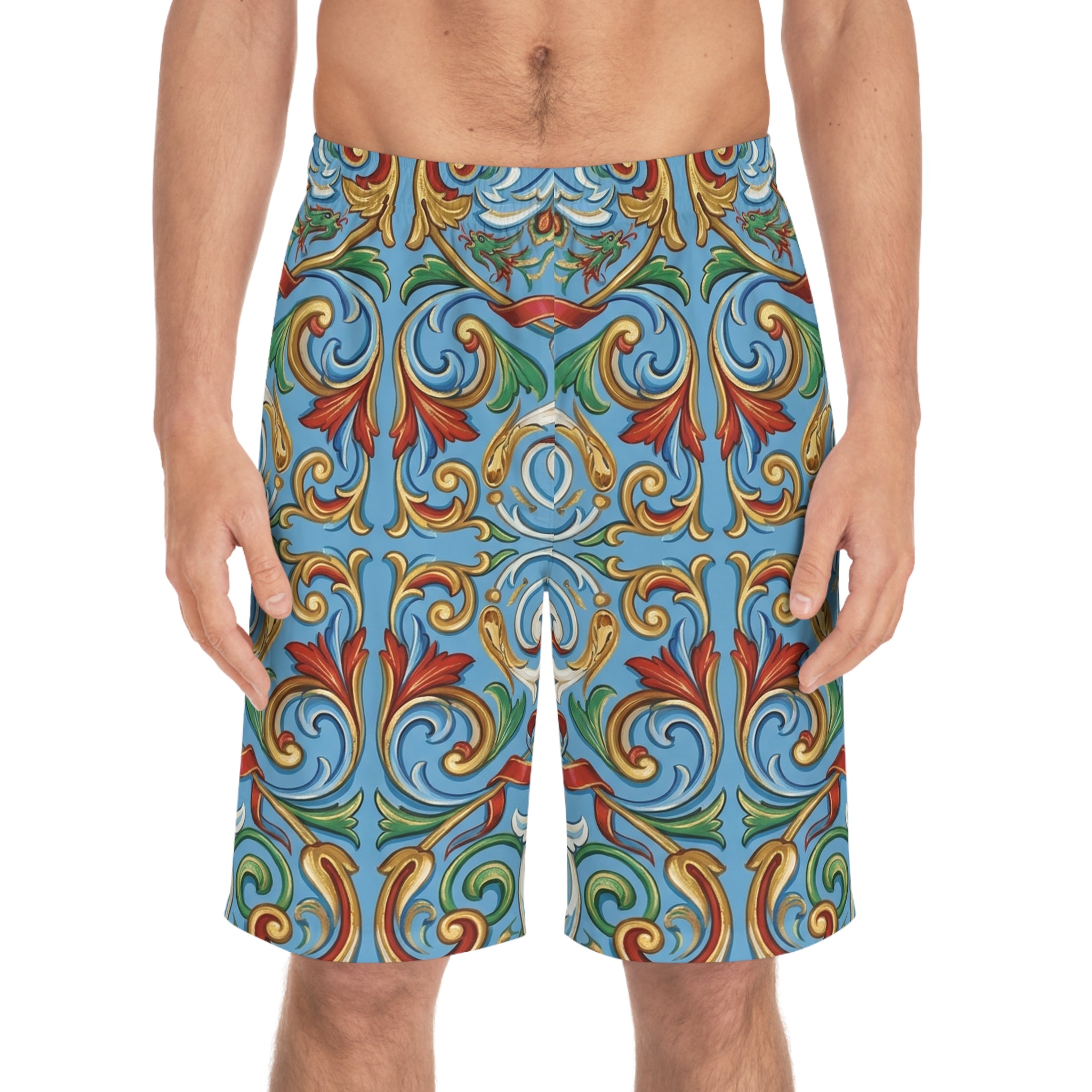 Board Shorts AOP · Fileteado Porteño