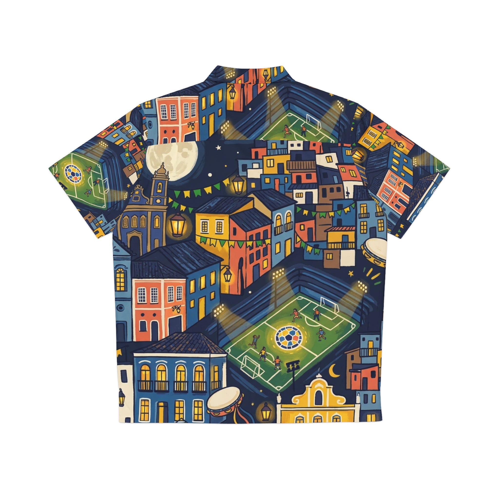 Camisa Resort AOP · Noche Bahía