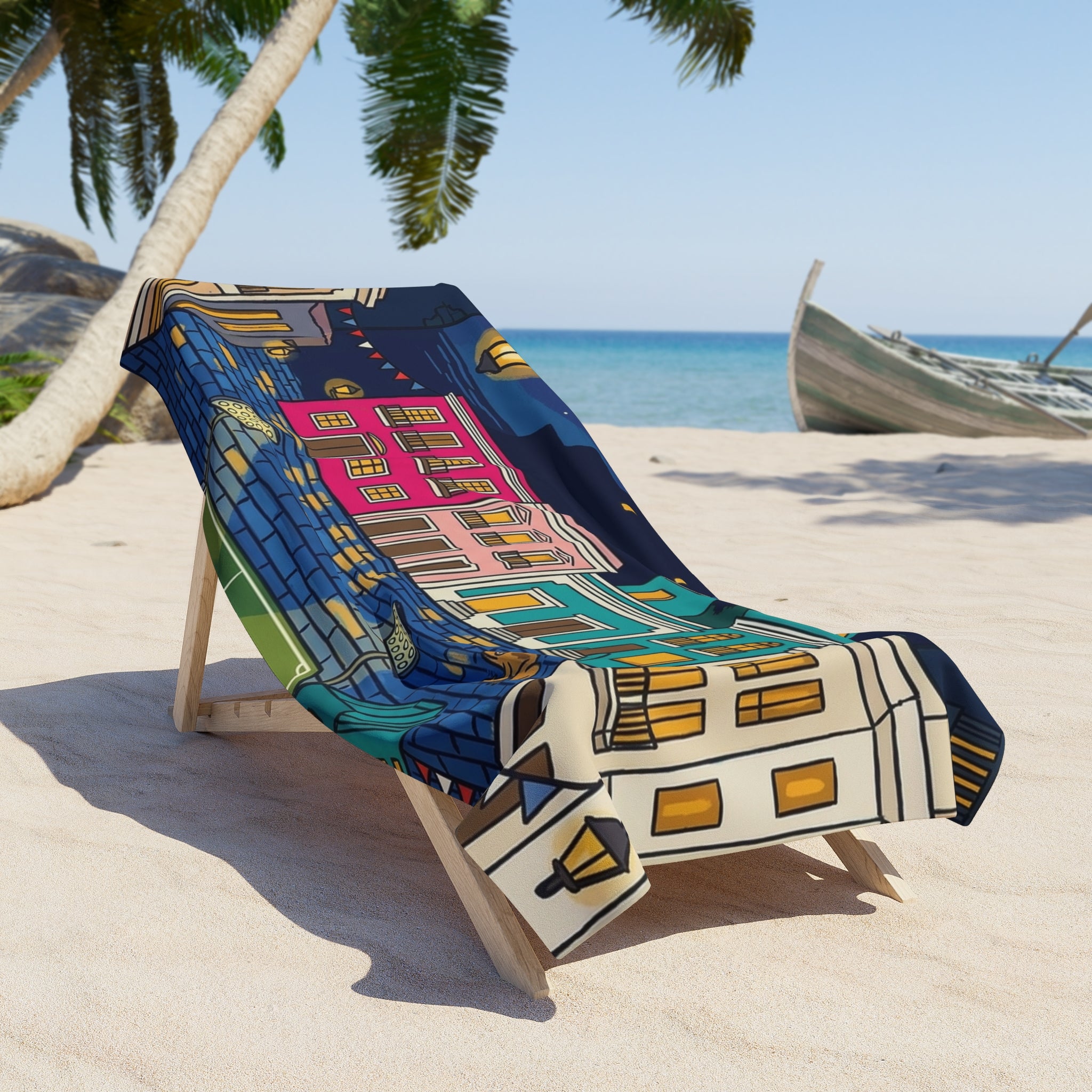 Beach Towel · Noche San Juan · Puerto Rico
