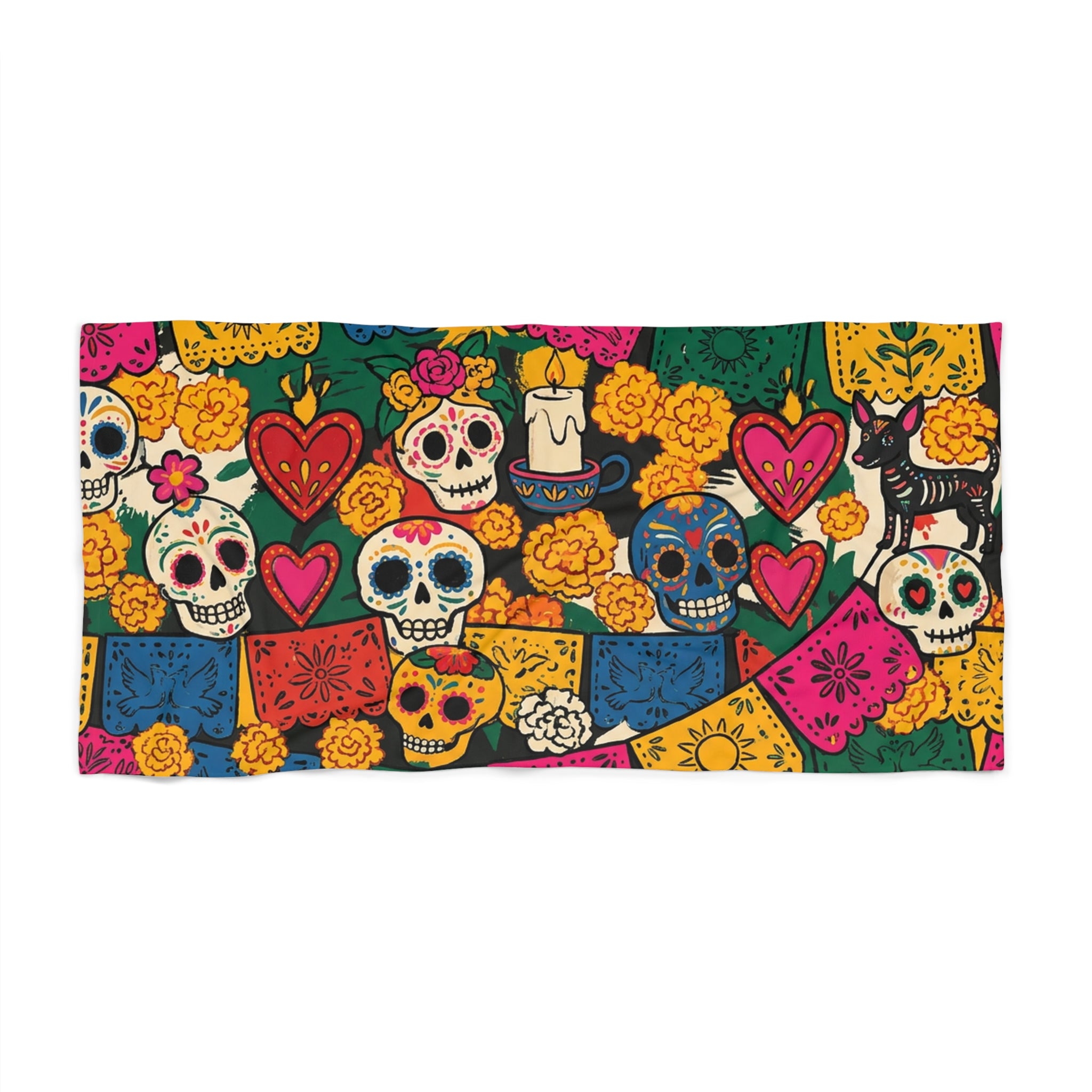 Beach Towel · Día de Muertos