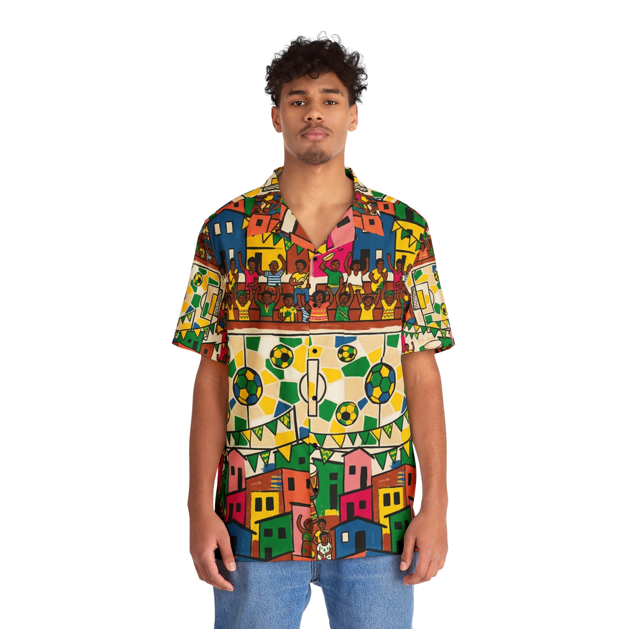 Camisa Resort AOP · Cancha Folk · Brasil