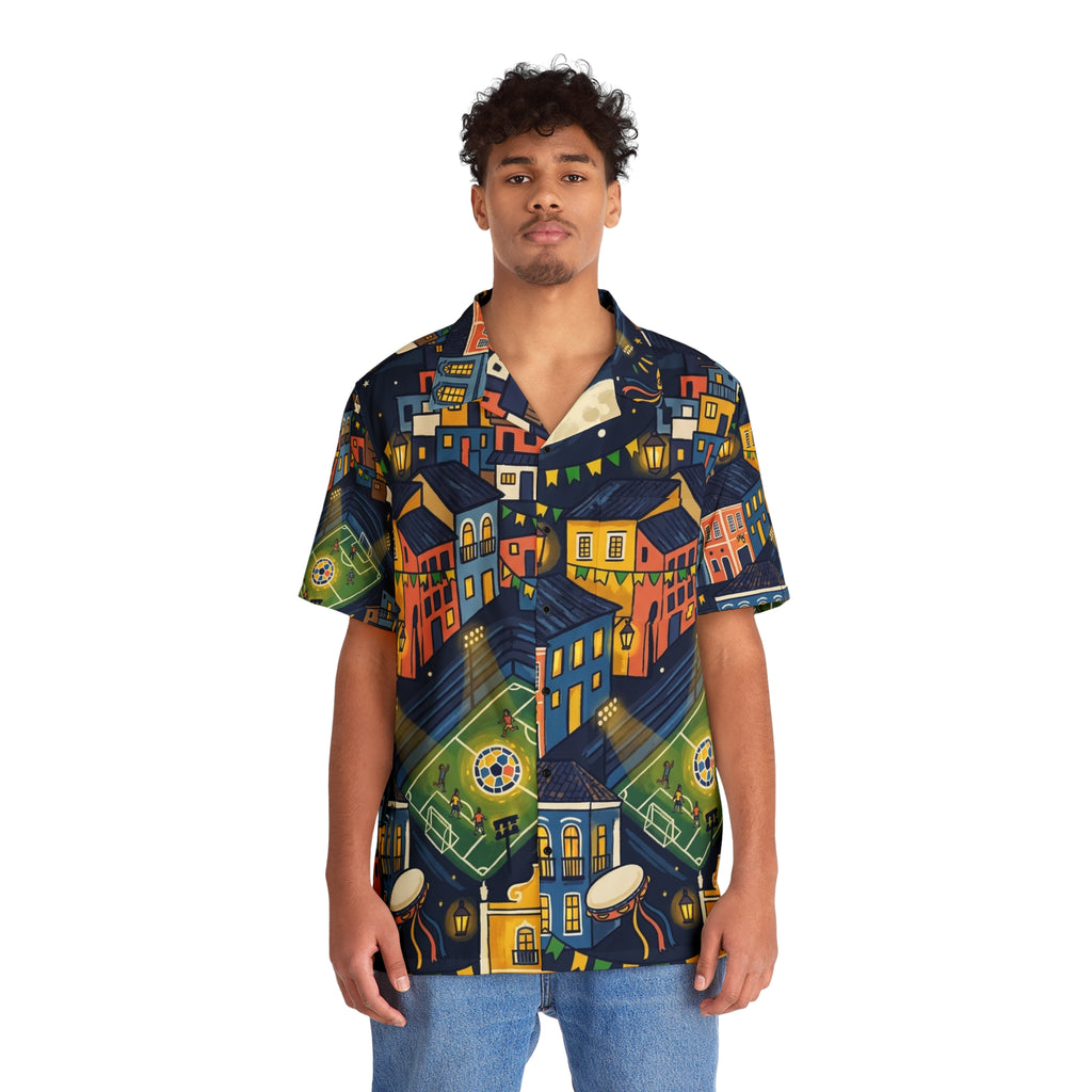 Camisa Resort AOP · Noche Bahía