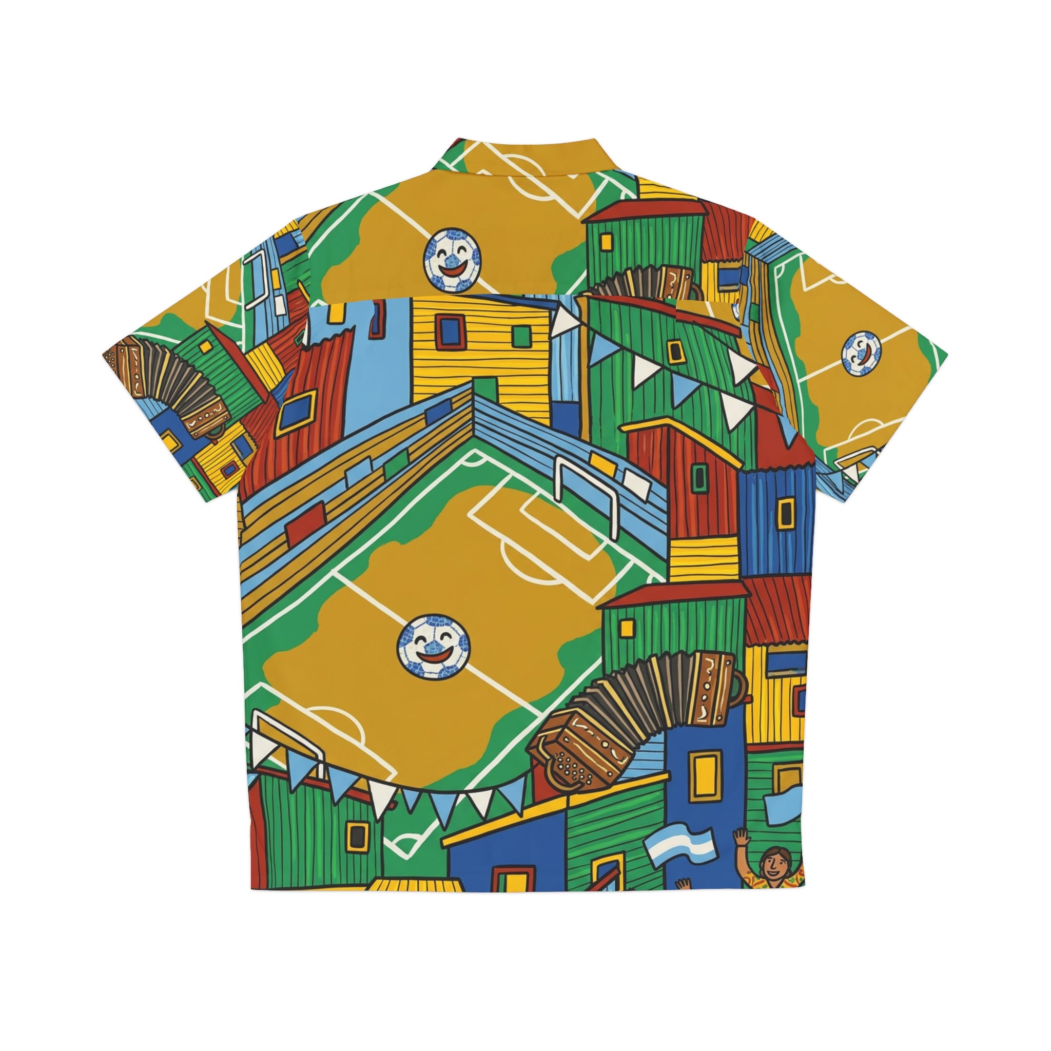 Camisa Resort AOP · Cancha Folk · Argentina