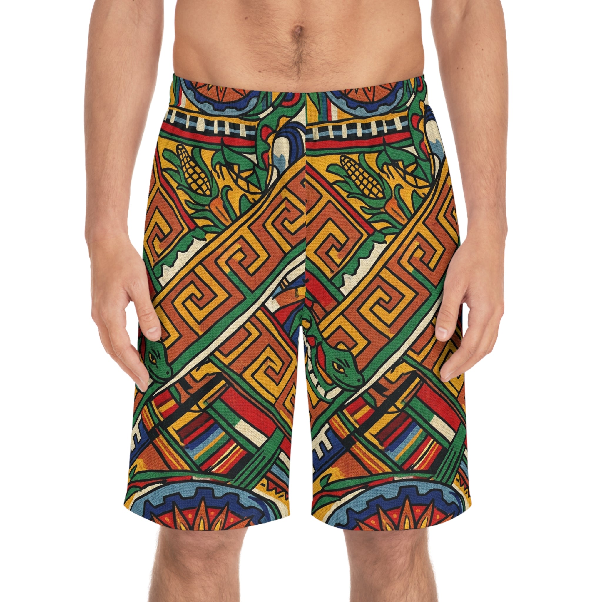 Board Shorts AOP · Greca Ancestral
