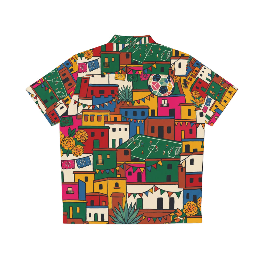 Camisa Resort AOP · Cancha Folk · México